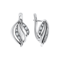 Ohrhänger mit Zirkonia 