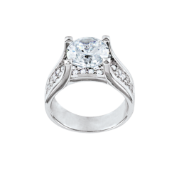 Damenring mit Zirkonia 