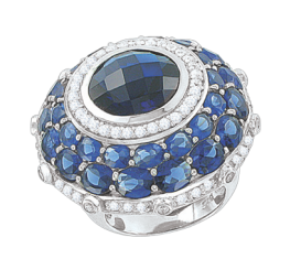 Damenring mit Zirkonia 