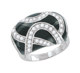 Damenring mit Zirkonia 