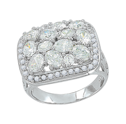 Damenring mit Zirkonia 