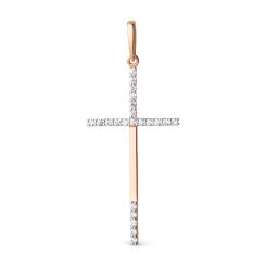 Anhänger – Kreuz mit Zirkonia 