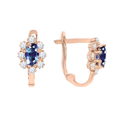 Ohrhänger mit Zirkonia 