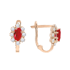 Ohrhänger mit Zirkonia 