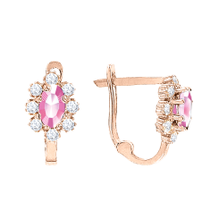 Ohrhänger mit Zirkonia 