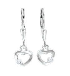 Ohrhänger mit Zirkonia 