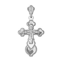 Pendant cross with engraving 