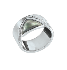 Damenring mit Perlmutt 