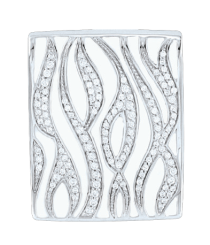 Anhänger mit Zirkonia und Emaille 