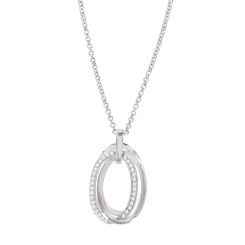 Колье с фианитом 