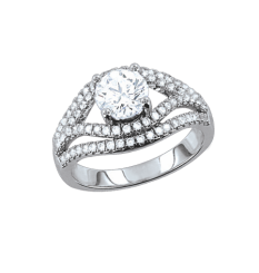 Damenring mit Zirkonia 