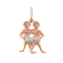 Подвеска "Знак зодиака Близнецы" 