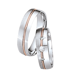 Wedding rings with diamonds 