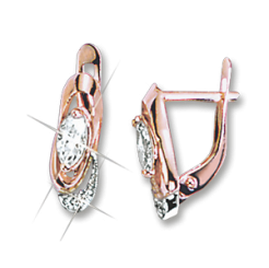 Ohrhänger mit Zirkonia 