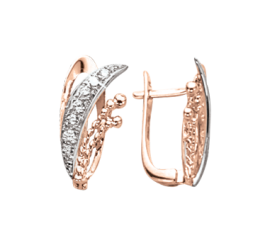 Ohrhänger mit Zirkonia 