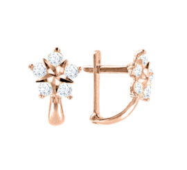 Ohrhänger mit Zirkonia 