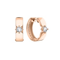 Earrings with zirconia 