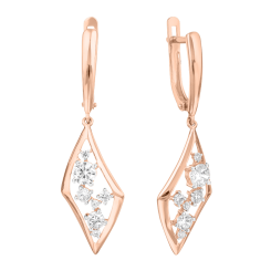 Ohrhänger mit Zirkonia 