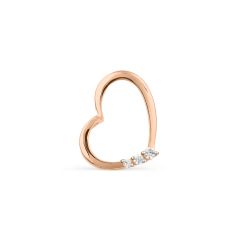 Anhänger Herz mit Zirkonia 