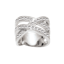 Damenring mit Zirkonia 