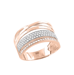 Damenring mit Zirkonia 