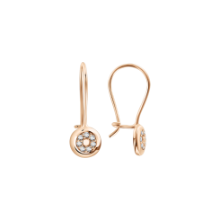 Серьги с фианитами 