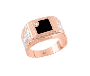 Herrenring mit Zirkonia 