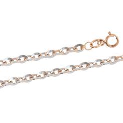 Gold chain - Bicolor 45 cm