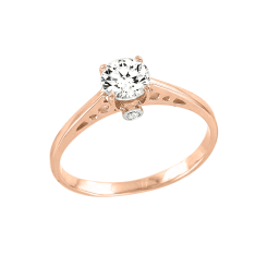 Damenring mit Swarovski Zirkonia 