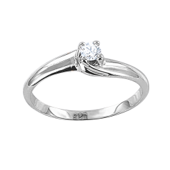 Women's ring with a diamond 