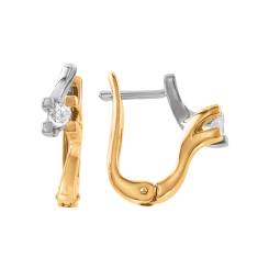 Earrings with diamonds 