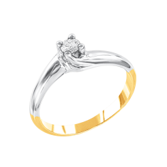 Damenring mit Brillant 