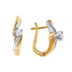 Earrings with diamonds 