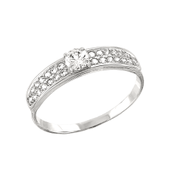 Women's ring with zirconia Swarovski 