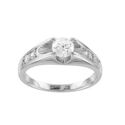 Damenring mit Zirkonia 