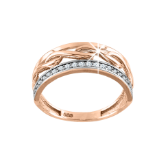 Damenring mit Zirkonia 