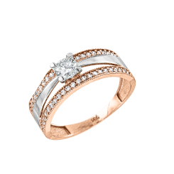 Damenring mit Zirkonia 