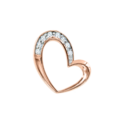 Anhänger vergoldet mit Zirkonia 