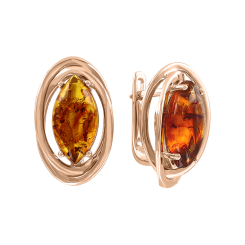 Ohrhänger mit Bernstein 