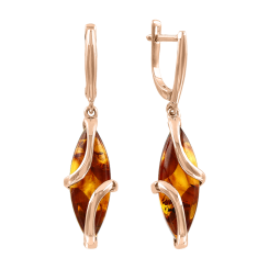 Ohrhänger mit Bernstein 