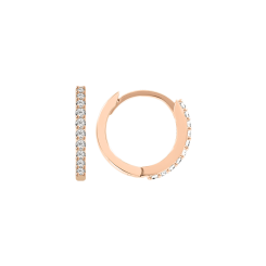 Ohrringe - Creolen mit Zirkonia 