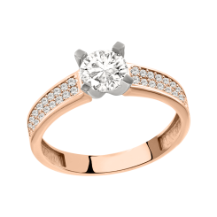 Damenring mit Zirkonia 