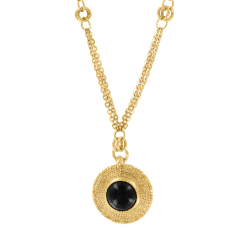 Collier mit Onyx 