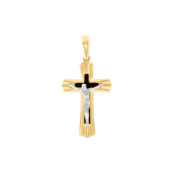Anhänger – Kreuz mit Emaille 