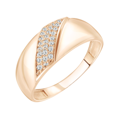 Damenring mit Zirkonia 