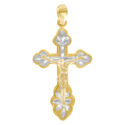 Pendant cross with engraving 