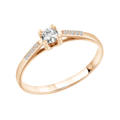 Damenring mit Brillanten 