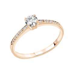 Damenring mit Brillanten 