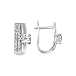 Ohrhänger mit Zirkonia 