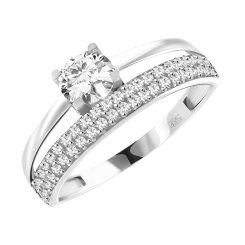 Damenring mit Zirkonia 